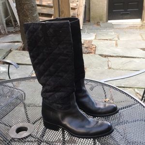 Ralph Lauren tall black boots Sz 10